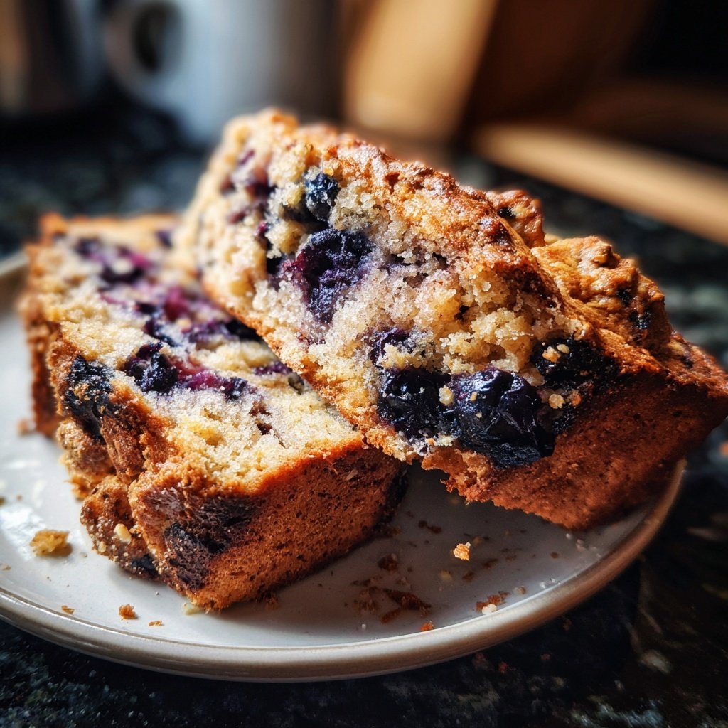 Heidelbeerbrot süß feucht