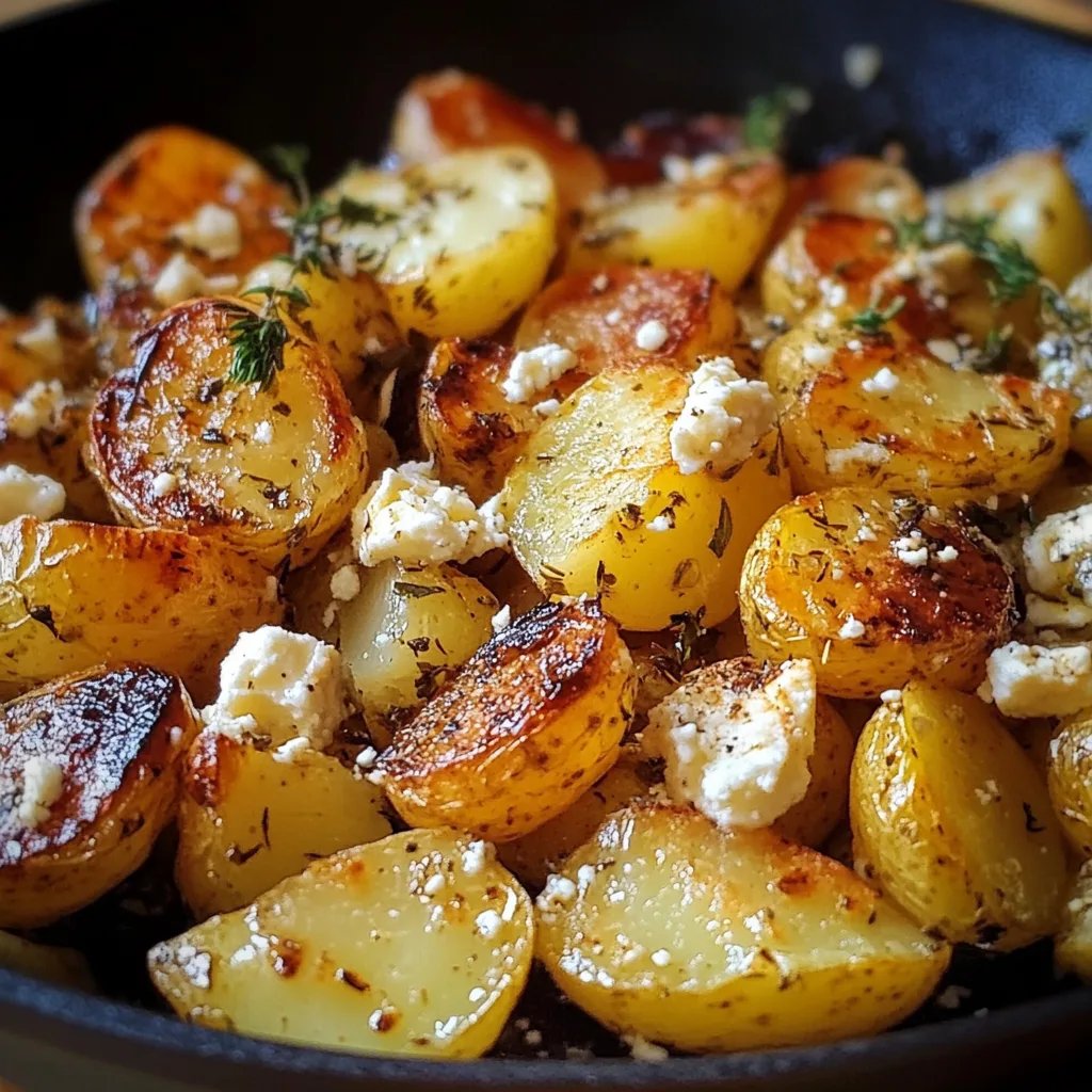 Geröstete Kartoffeln mit Feta