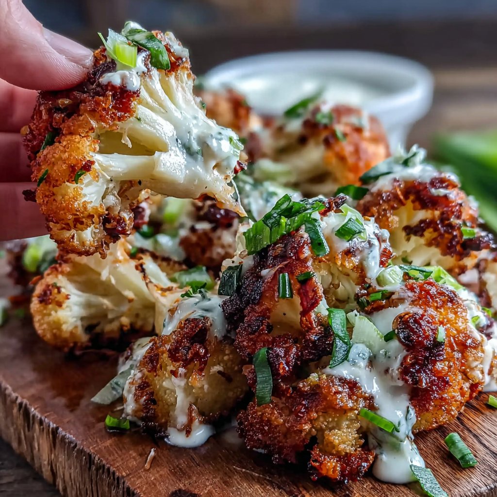 Würziger Buffalo Blumenkohl