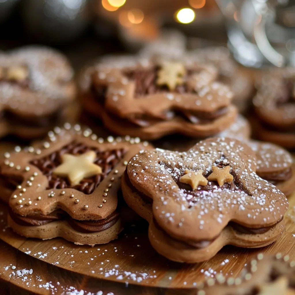 Nutella Plätzchen für Weihnachten