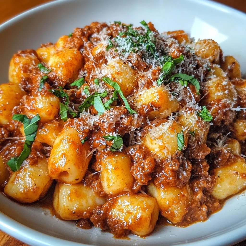Gnocchi Bolognese