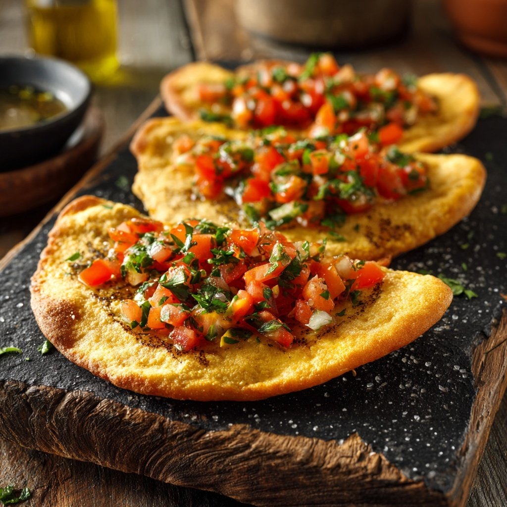 Mediterrane Kichererbsen-Fladenbrote