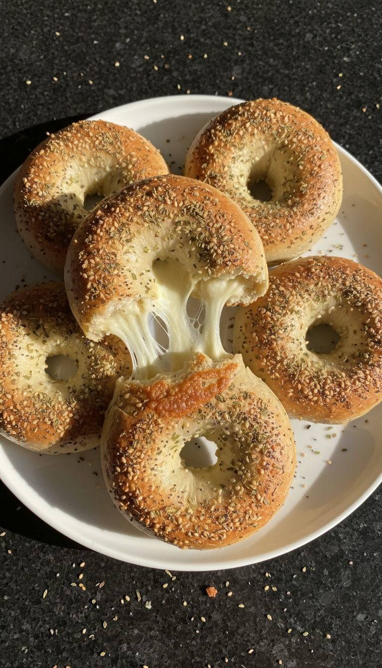 Hochprotein Italienische Kräuter Bagels​