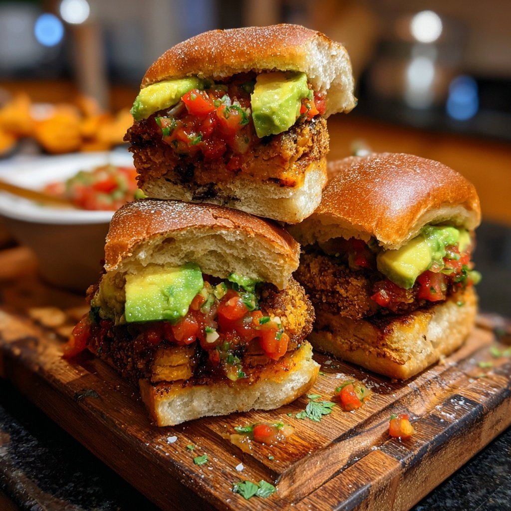 Süßkartoffel und Schwarze Bohnen Sliders