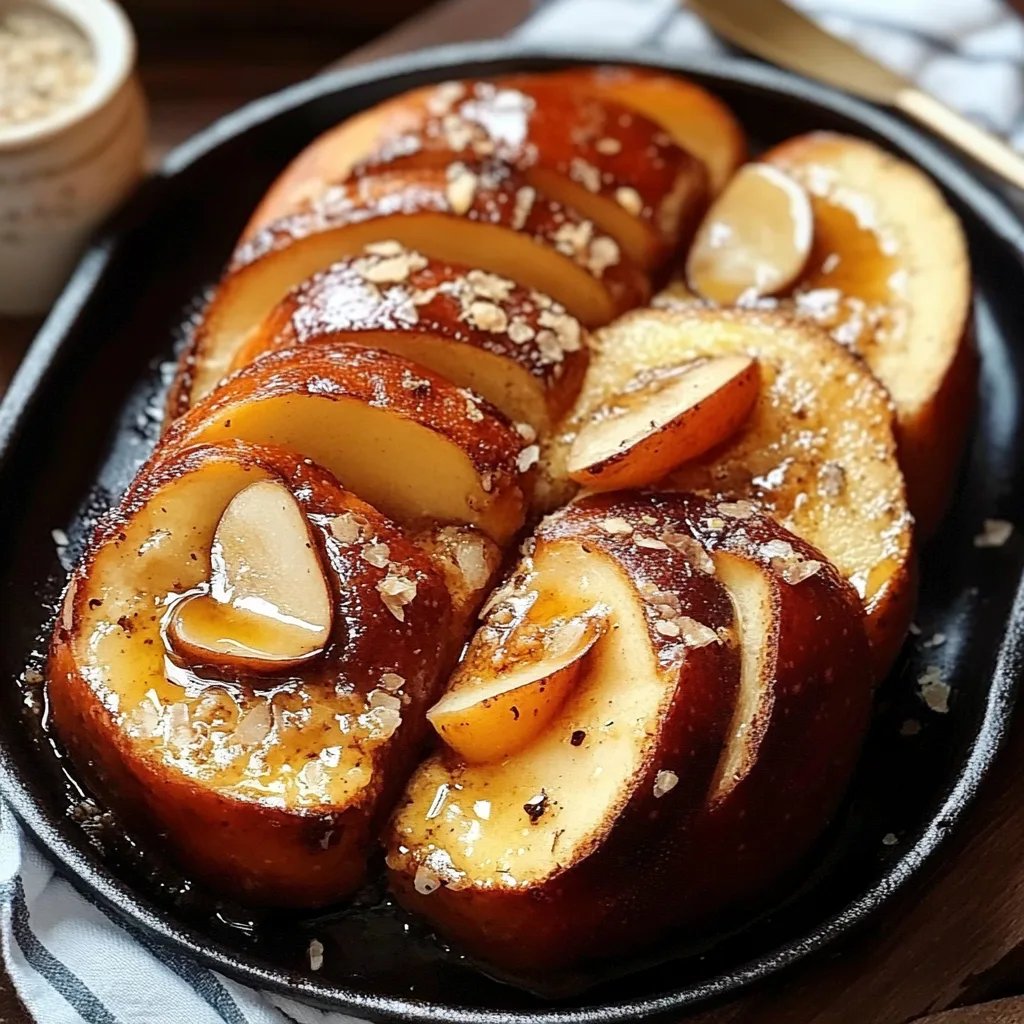 Gewürzte Äpfel mit brauner Butter