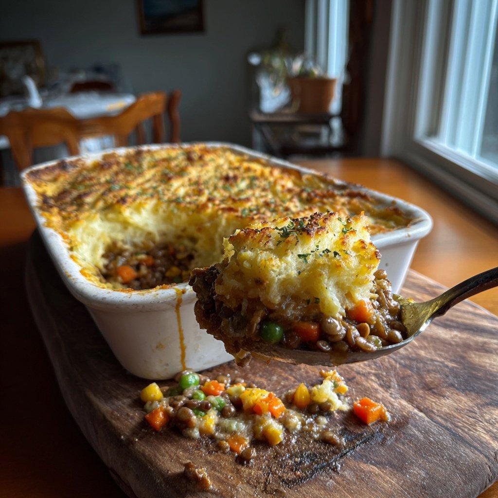 Shepherd's Pie mit Linsen
