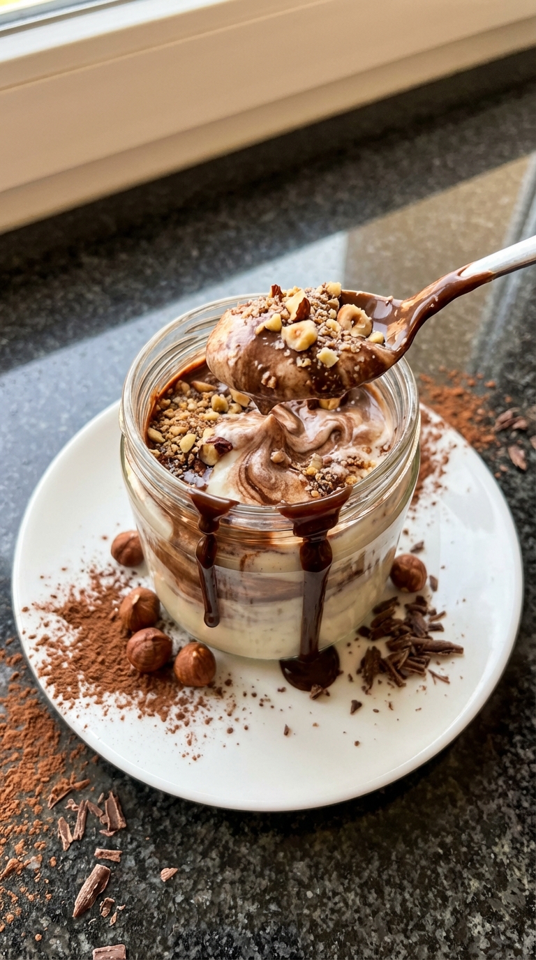 Nussige Joghurt Schoko Becher​