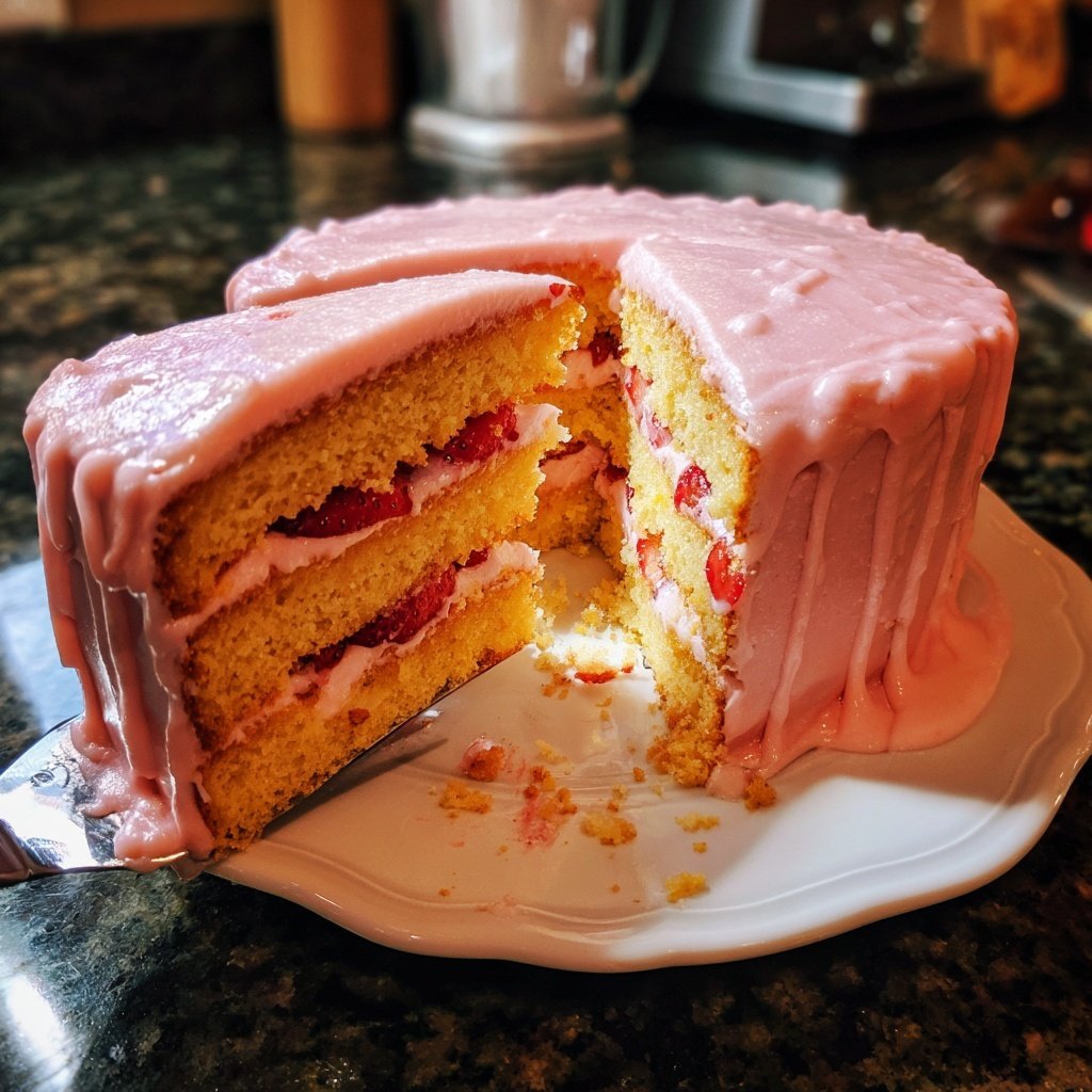 All-in-One Erdbeerkuchen Rezept