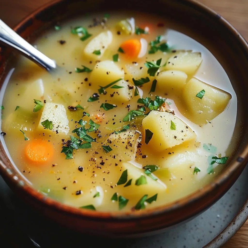 Gebackene Kartoffelsuppe