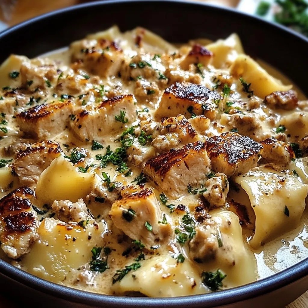 Cremiges Truthahn-Stroganoff: Ein Unglaubliches Ultimatives Rezept für 4 Personen