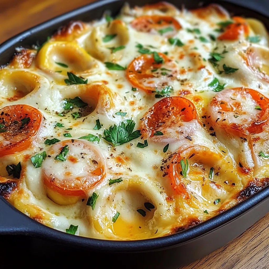 Cremige Tortellini Auflauf