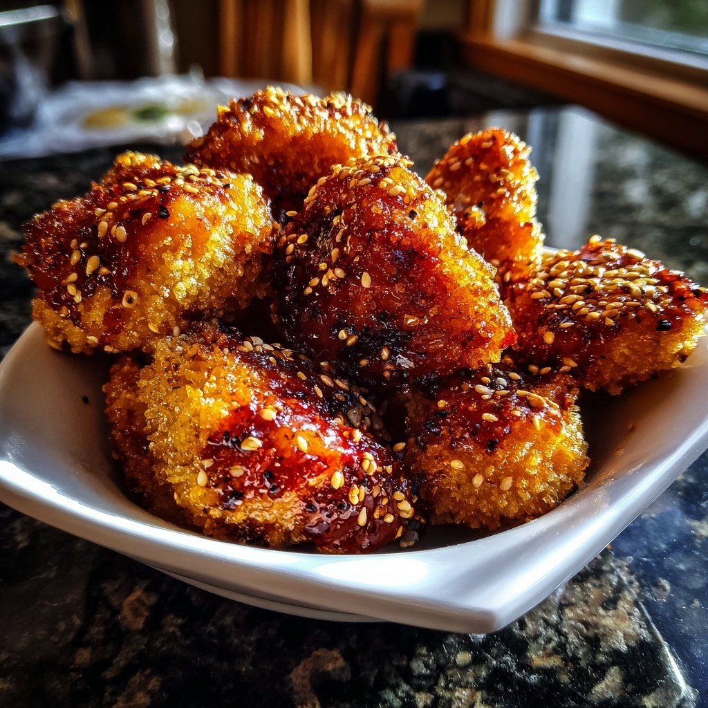 Bang Bang Hähnchen Nuggets würzig heiß
