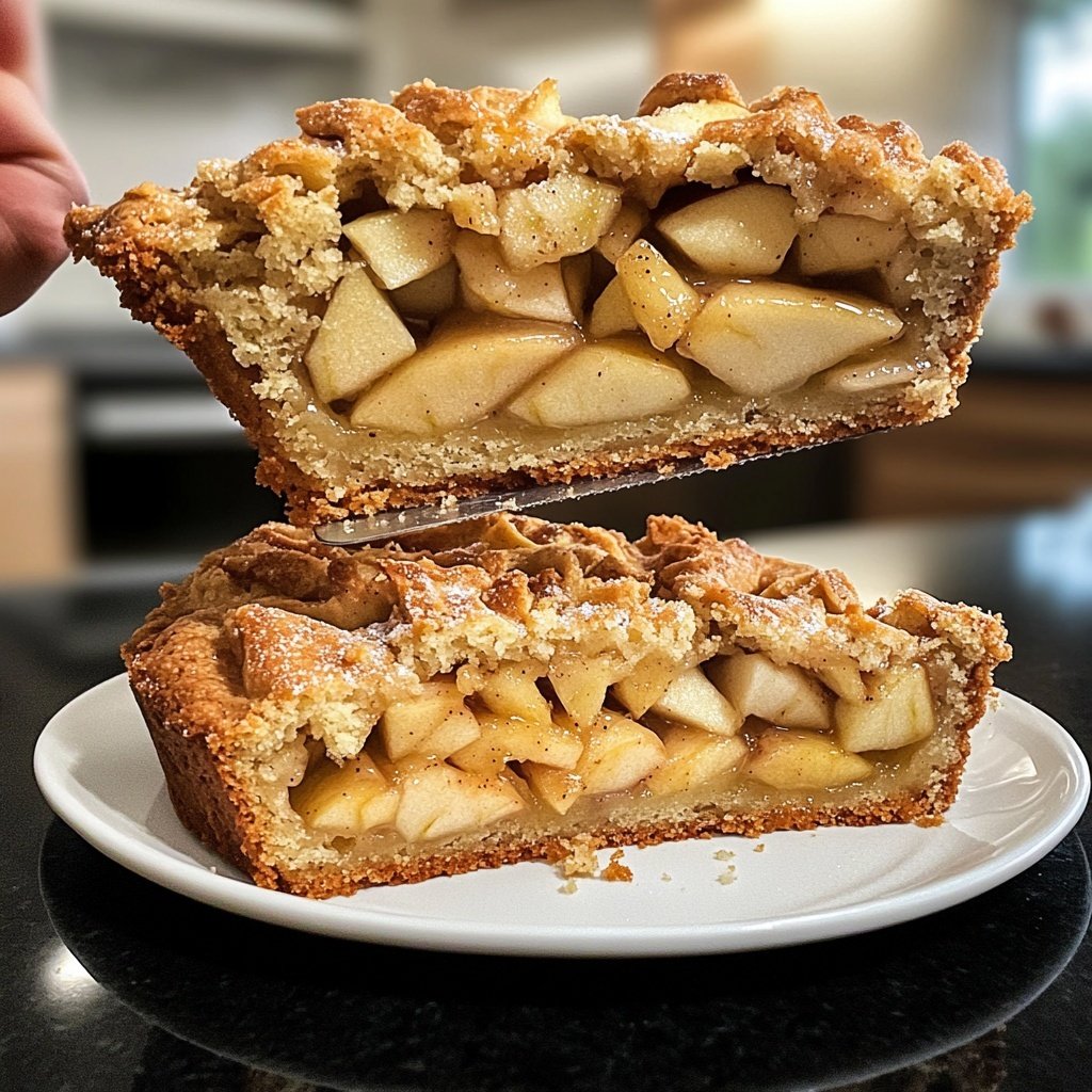 Saisonal-Festlicher Bratapfelkuchen mit Marzipan