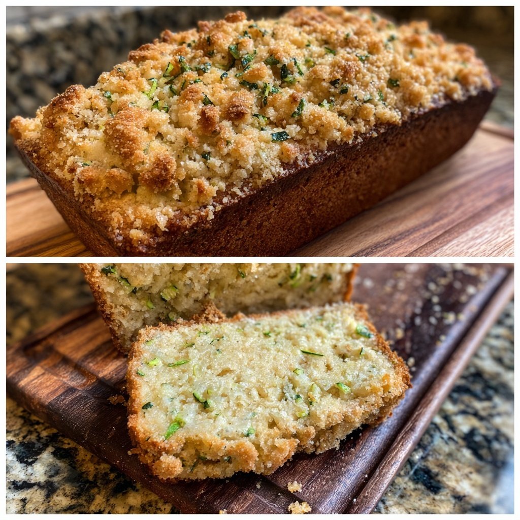 Zucchini Kürbis Streusel Brot