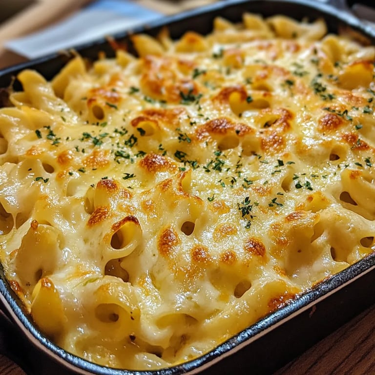 Hähnchen Nudelauflauf Käse