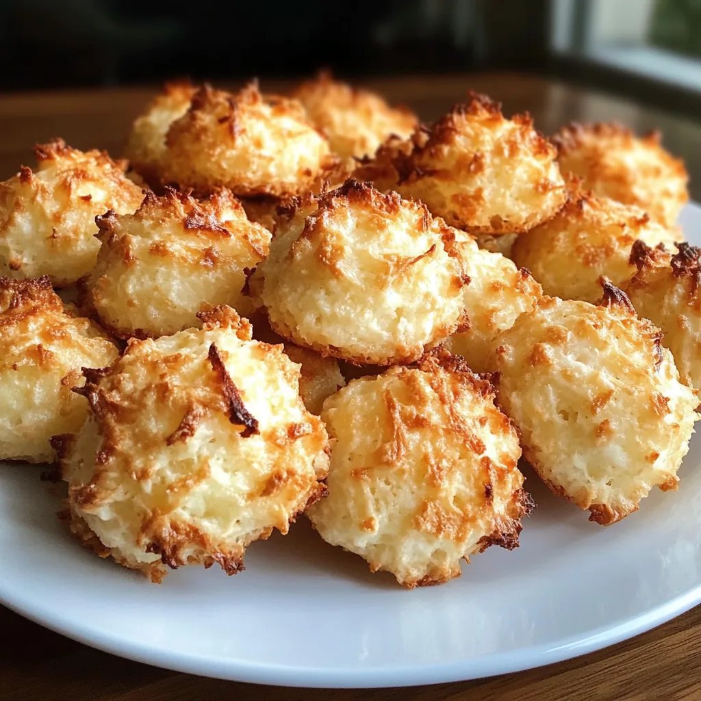 Blitzschnelle Low Carb Kokosmakronen