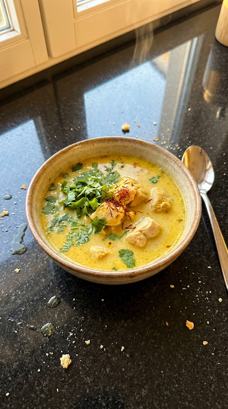 Safran Hähnchen Suppe Spezial