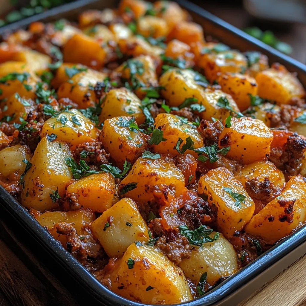 Süßkartoffel- und Hackfleisch-Truthahn-Auflauf: Ein Unglaublich Ultimatives Rezept