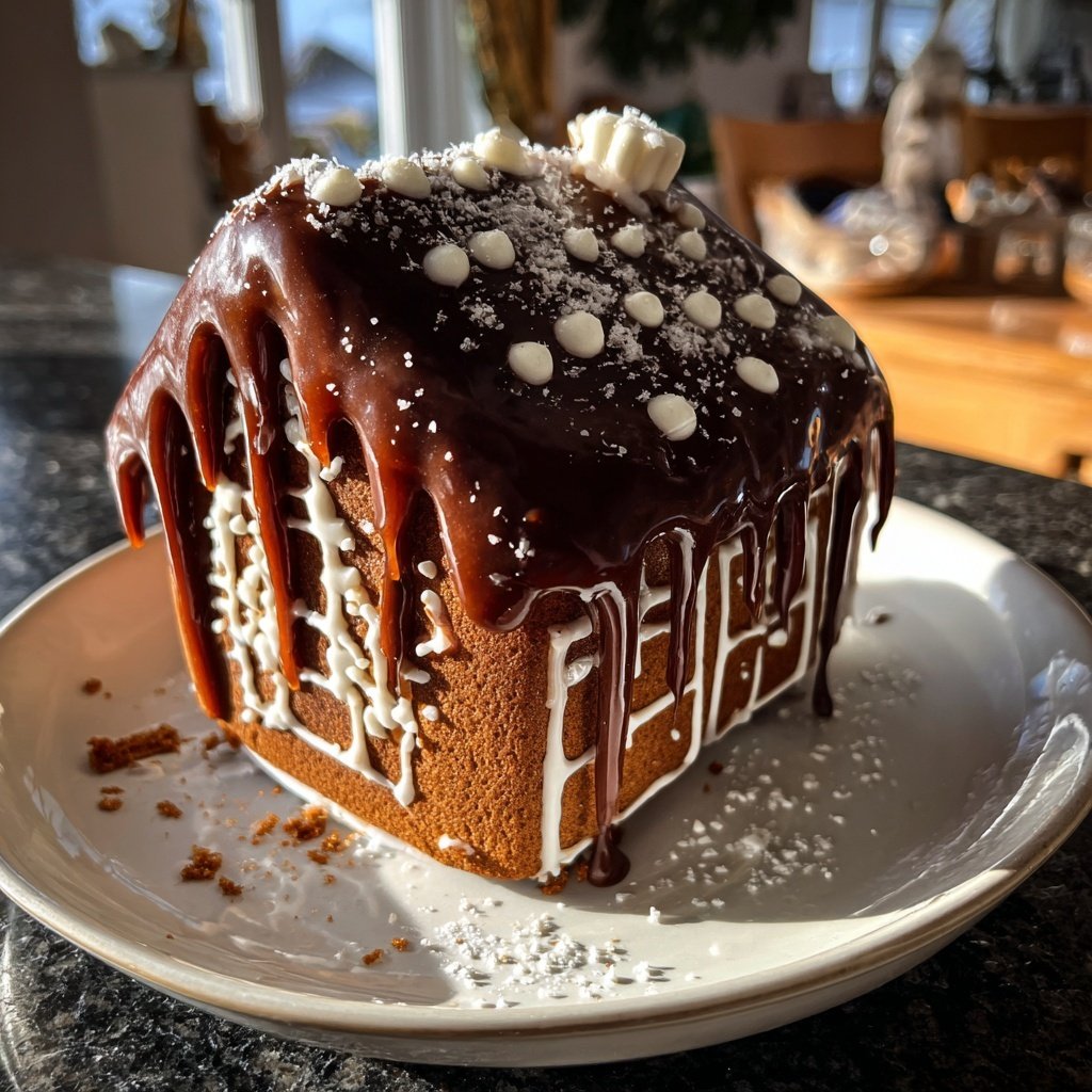 Lebkuchenhaus mit Königlicher Glasur