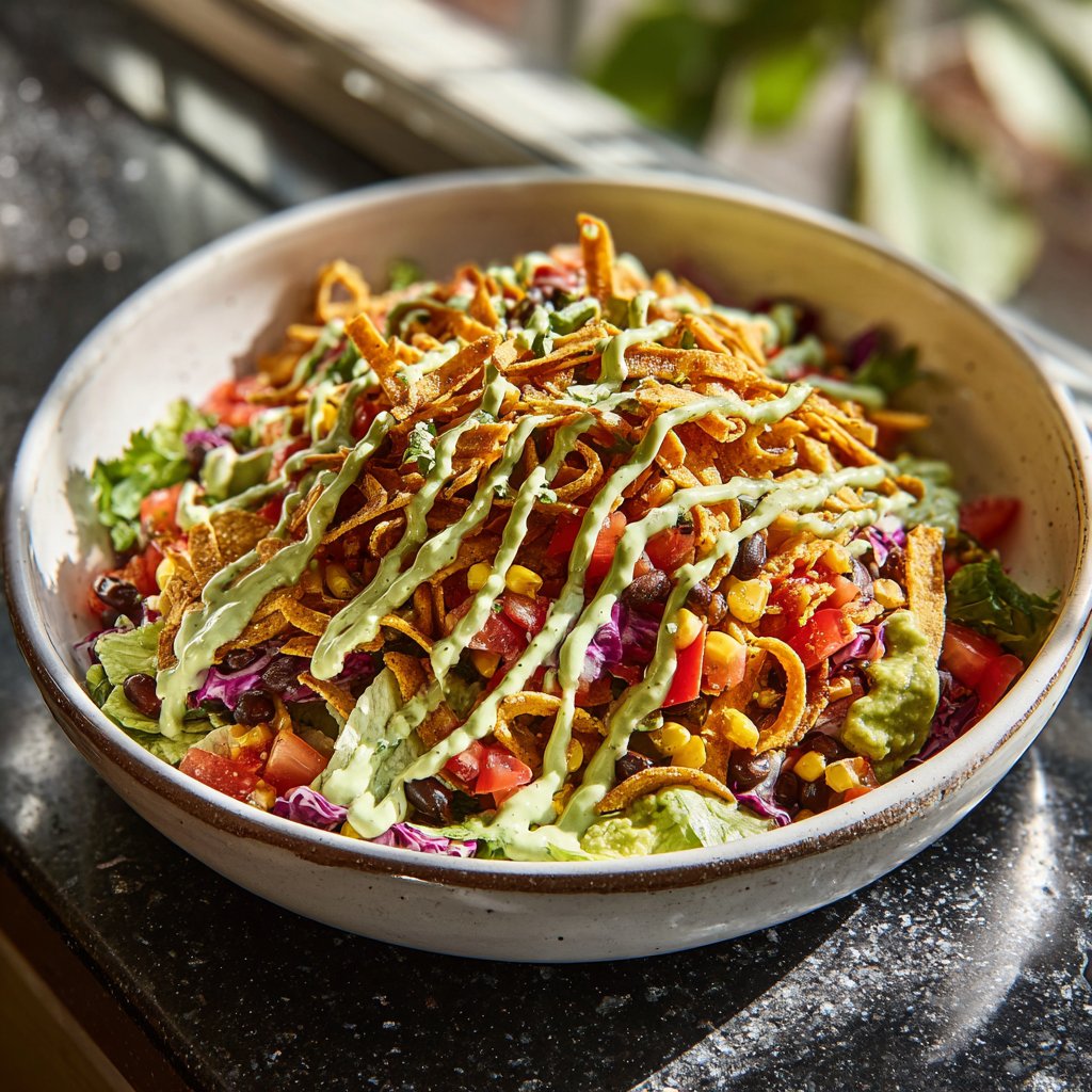 Schneller Taco-Salat für die Familie