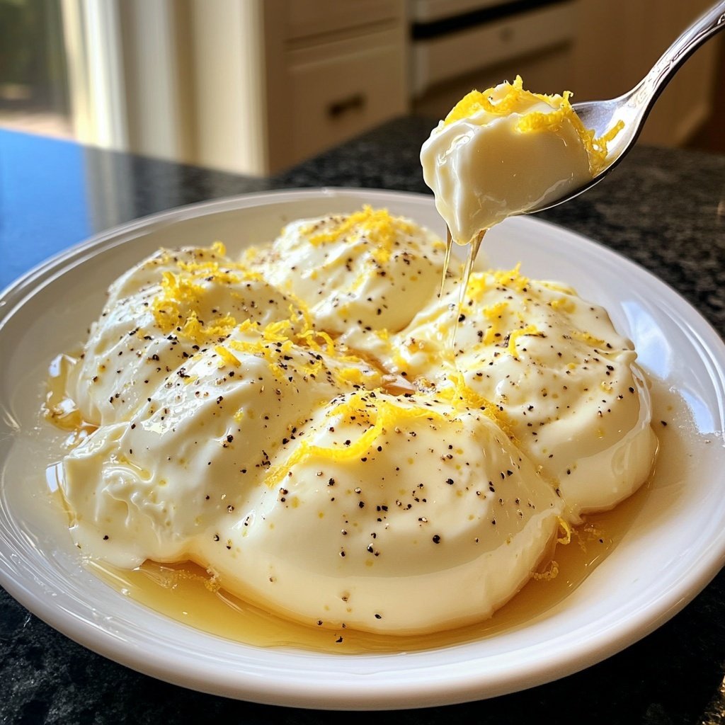 Meyer Zitronen Panna Cotta