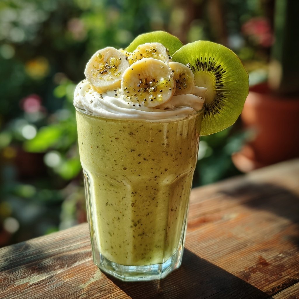 Fruchtiger Kiwi Bananen Smoothie