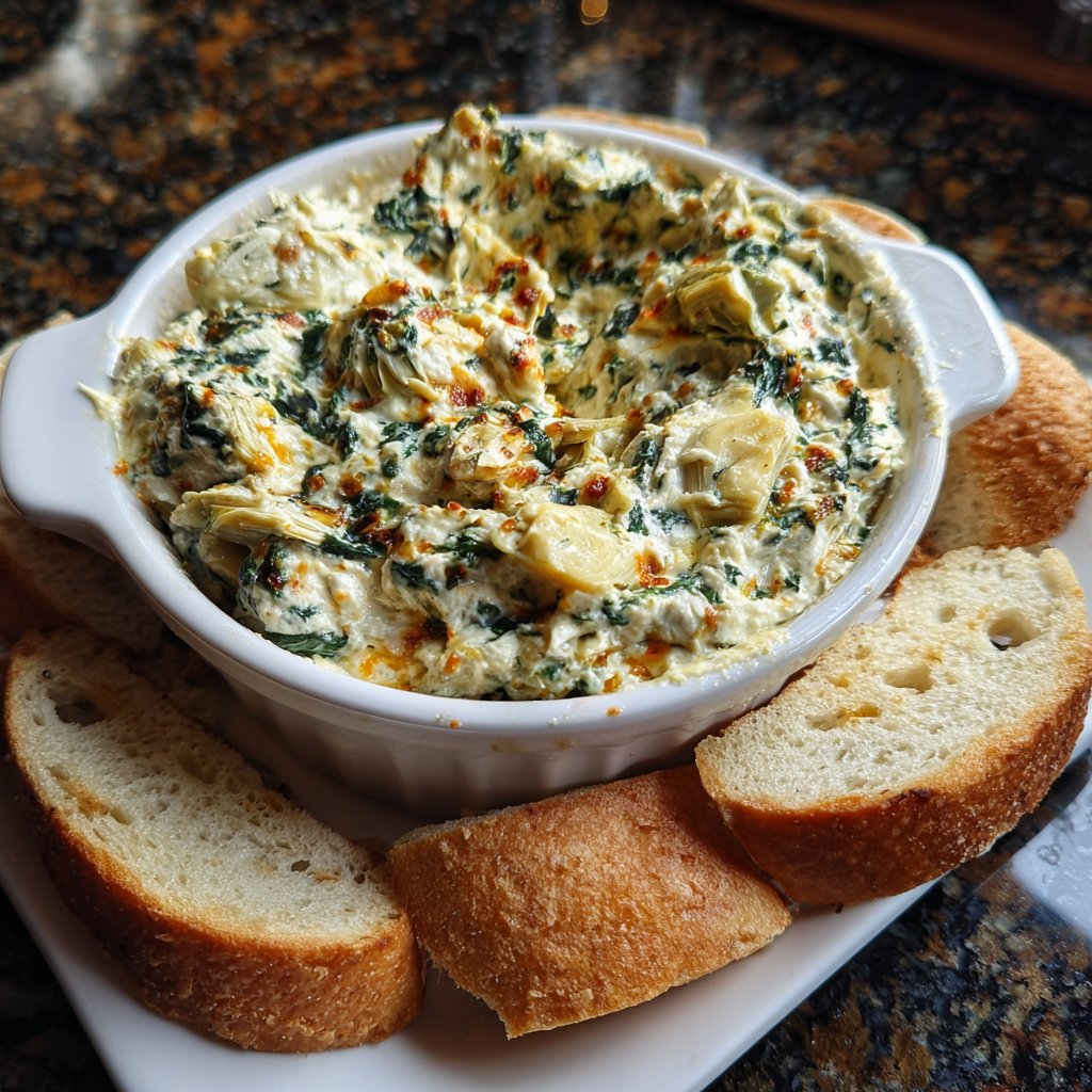 Spinat Artischocken Dip