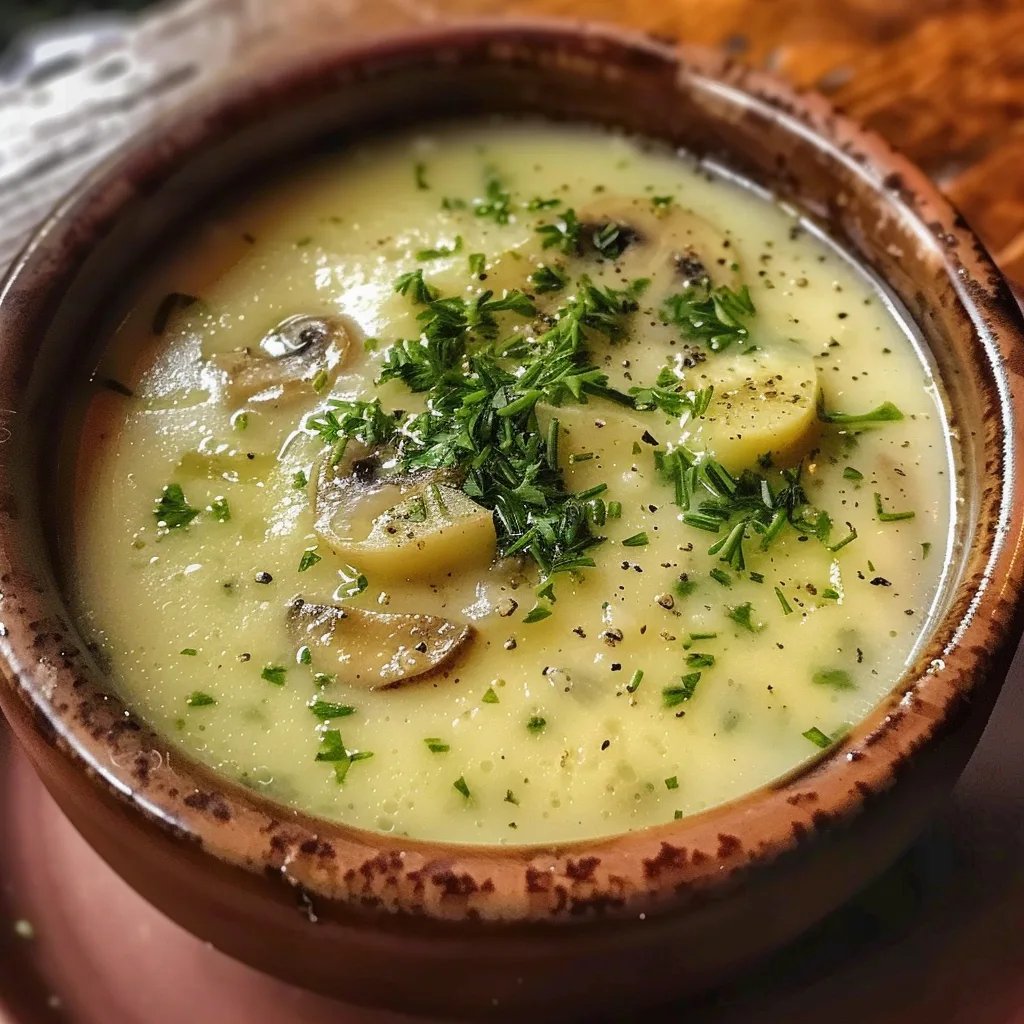 Italienische Kartoffelsuppe