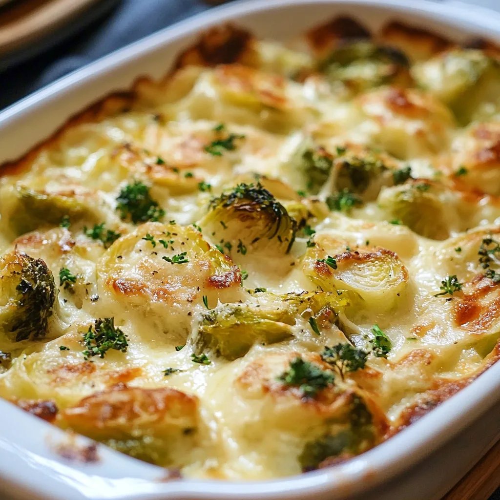Rosenkohl Gratin