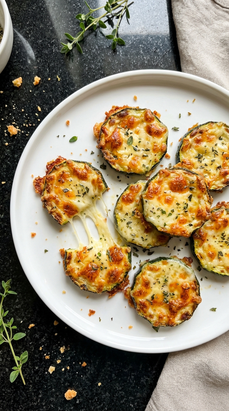 Gebackene Zucchini mit Käse