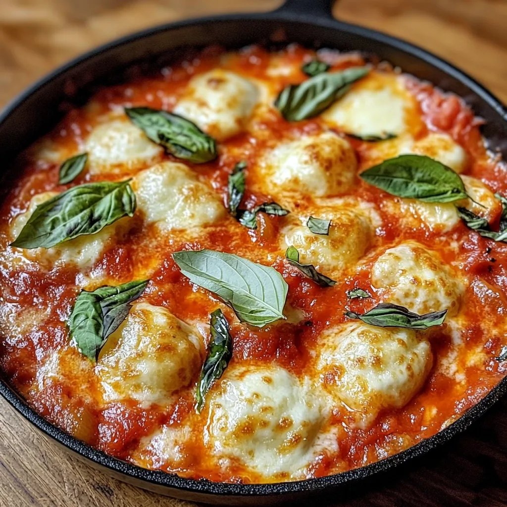 Gnocchi Auflauf Tomate Mozzarella