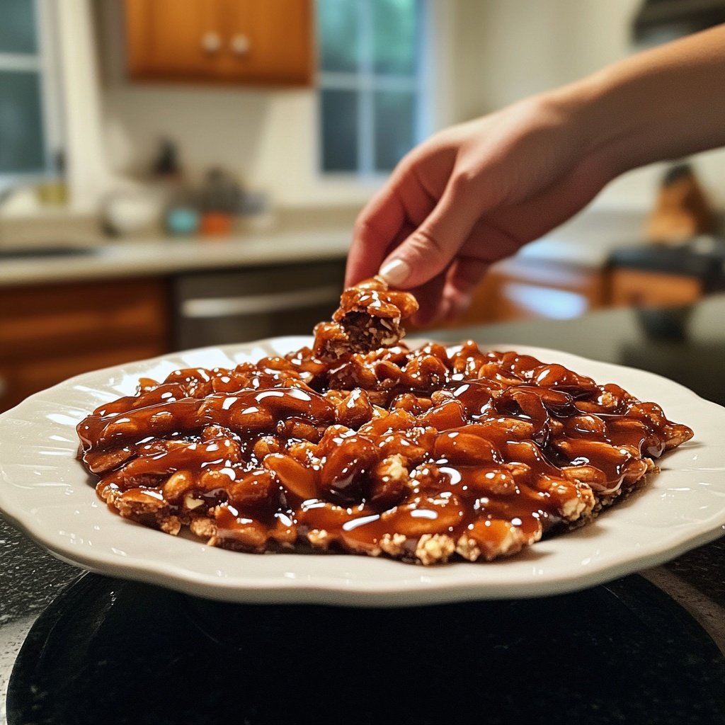 Gebrannte Mandel Pralinen mit Mandelmus