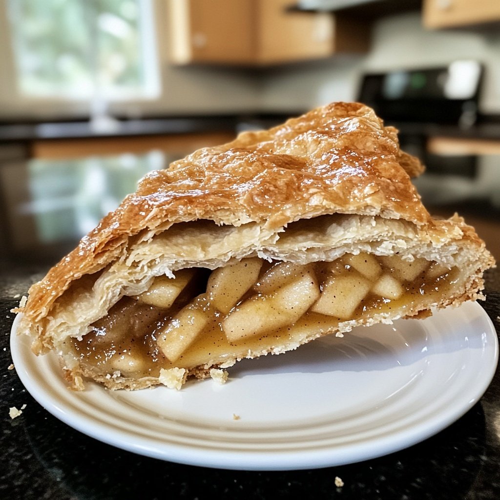 Apfelstrudel mit Vanillesoße