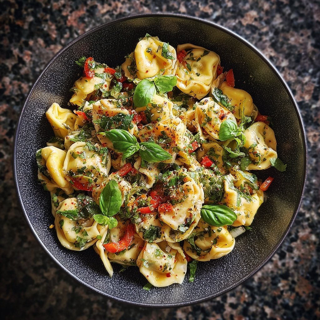 Herzhafter Tortellini-Salat mit Vanille