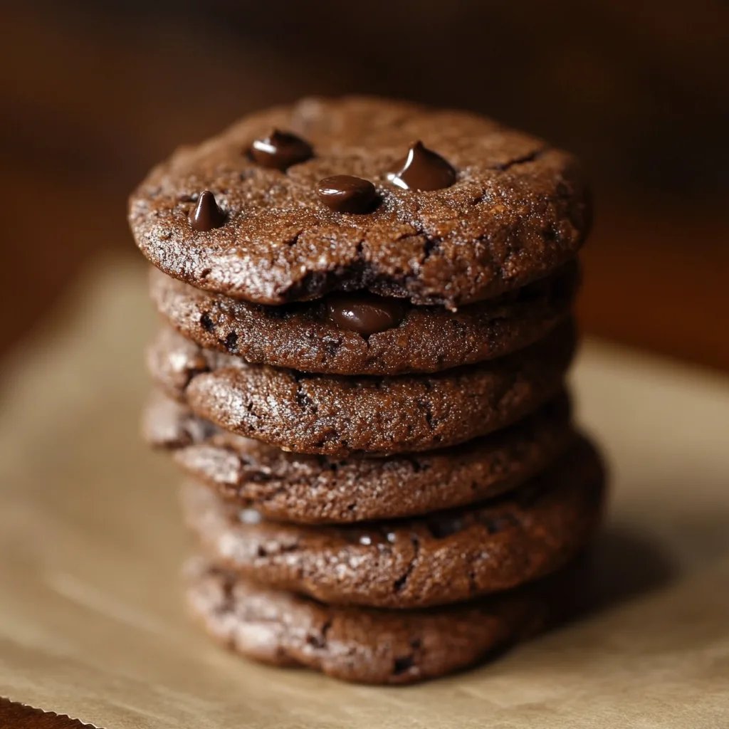 Dicke Espresso-Schokoladenkekse