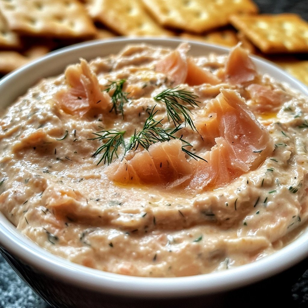 Geräucherter Lachs Dip