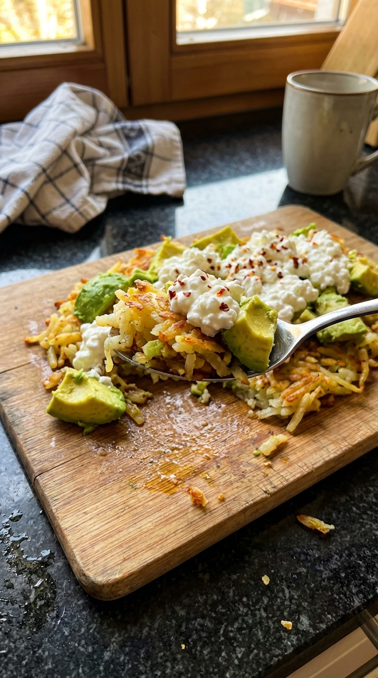 Hüttenkäse Avocado Hash​