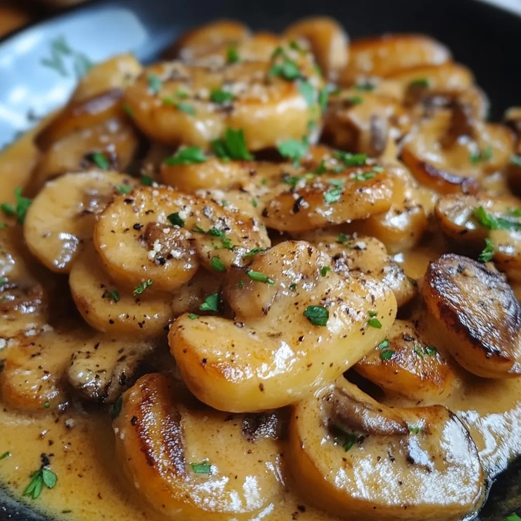 Cremige Gnocchi-Pilz-Pfanne