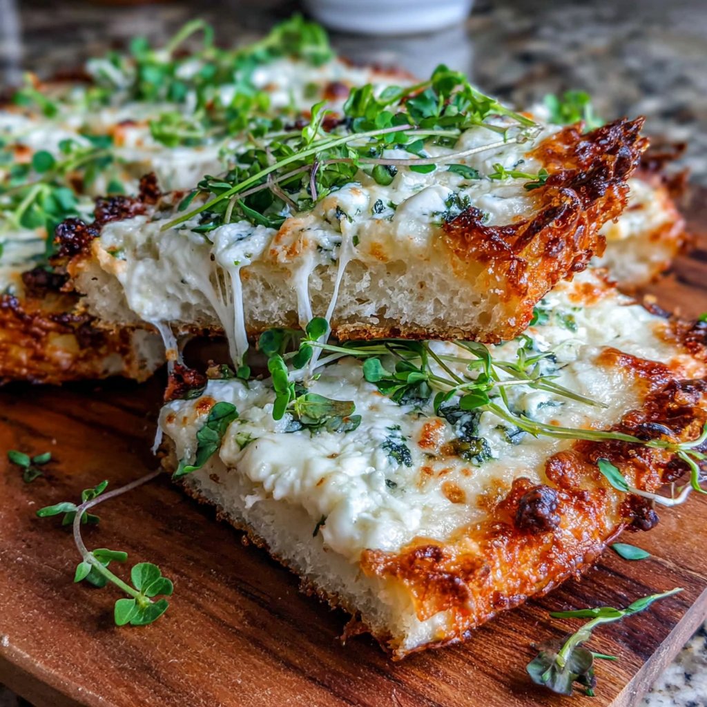 Kräuter-Löwenzahn-Pizza