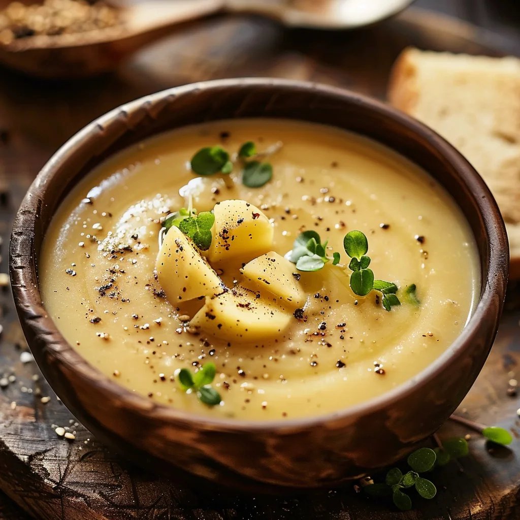 Gemütliche Kartoffel-Lauch-Suppe