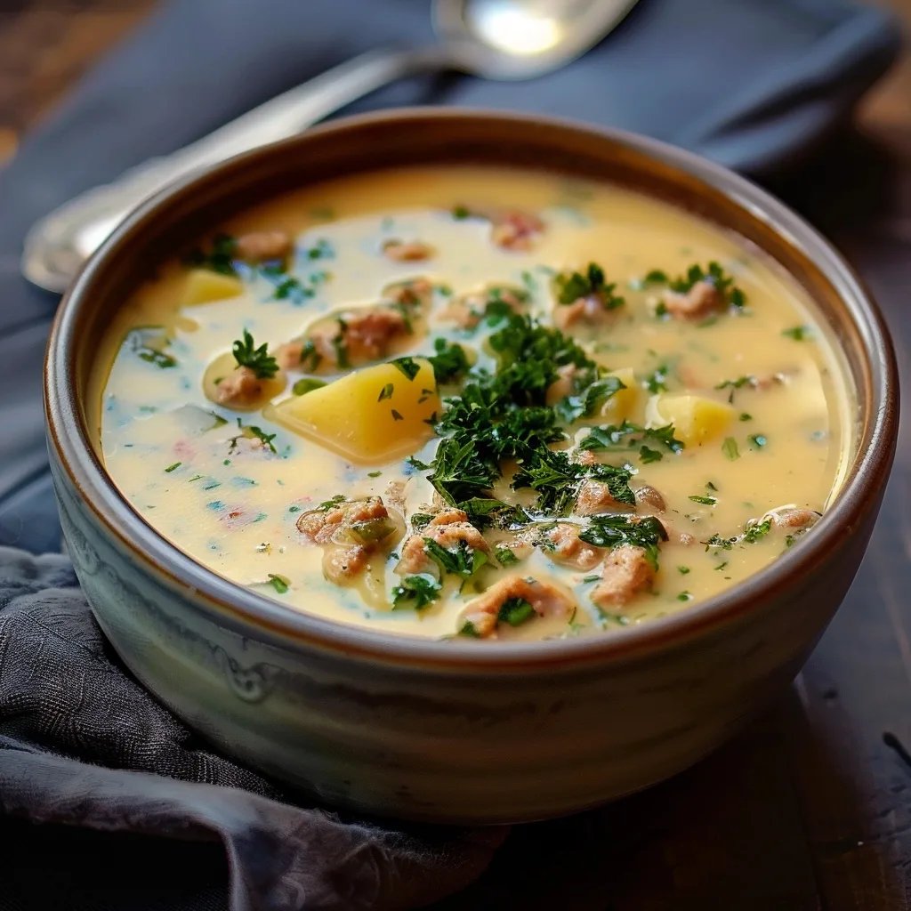 Zuppa Toscana - Cremige Wurst-Kartoffel-Suppe in 40 Min!