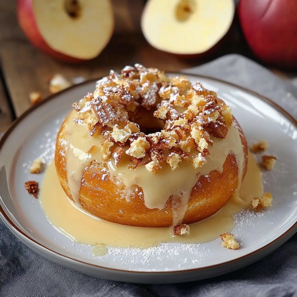 Klassischer Bratapfel mit Marzipan