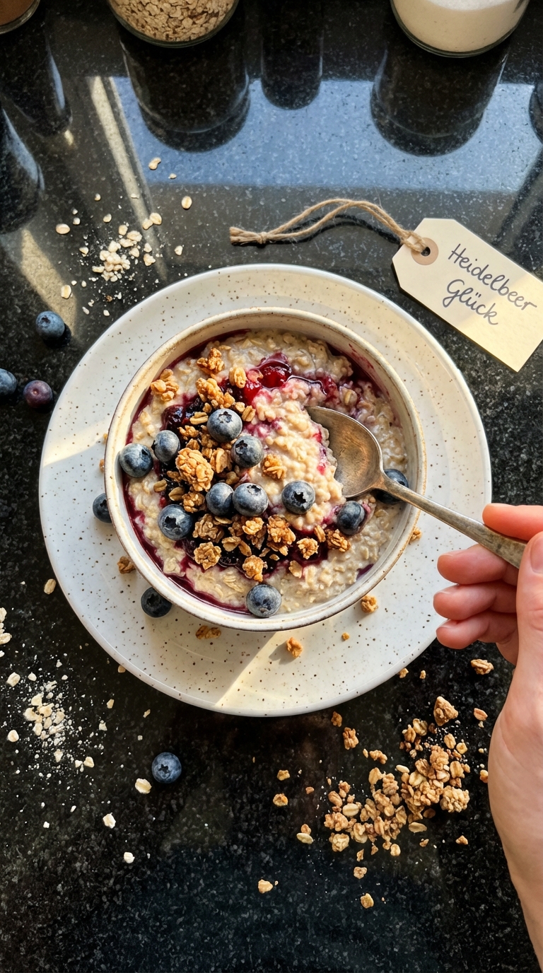 Heidelbeer Glück Overnight Oats​