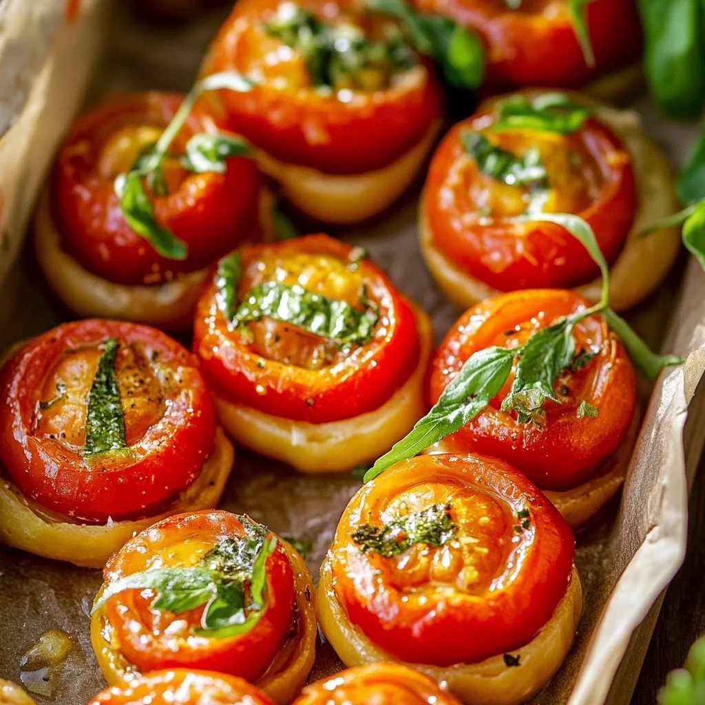 Tomaten-Törtchen mit Blätterteig: Ein Unglaubliches Ultimatives Rezept für 4 Personen