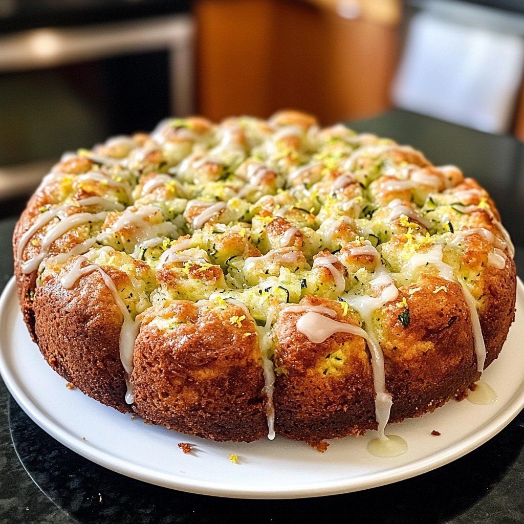 Zucchini Zitrone Tröpfchen Kuchen