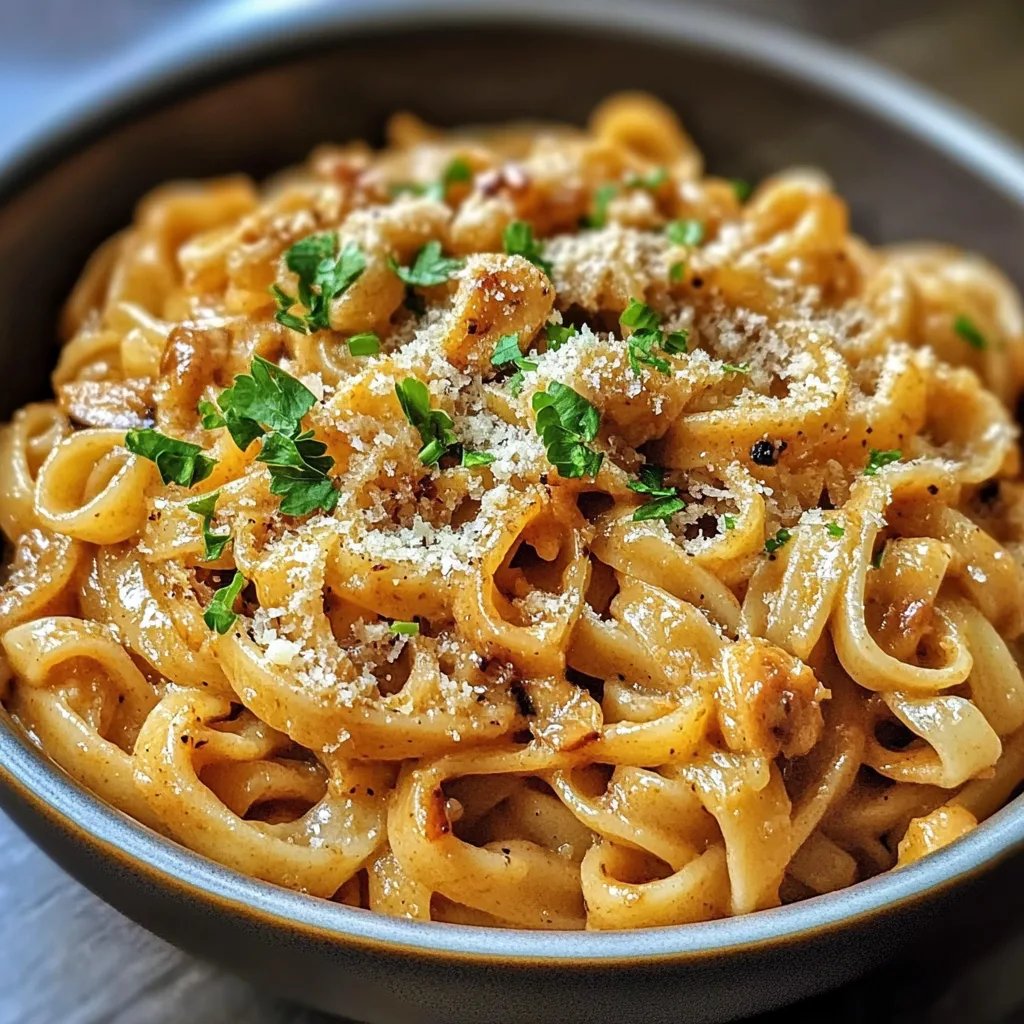 Französische Zwiebelnudeln aus einem Topf: Ein Ultimatives Rezept für Familien