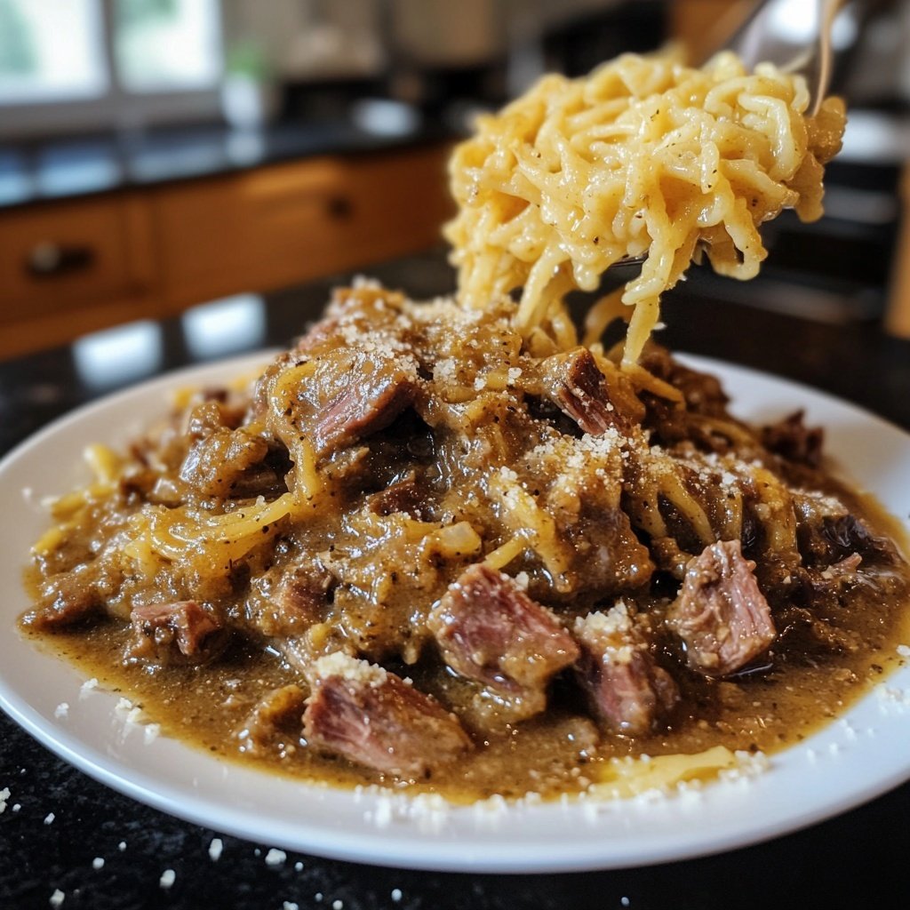 Wildschweinragout mit Spätzle