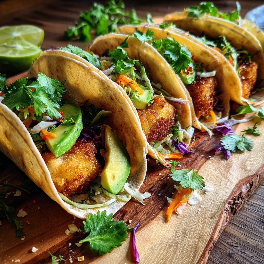 Fisch Tacos in Vollkornwraps