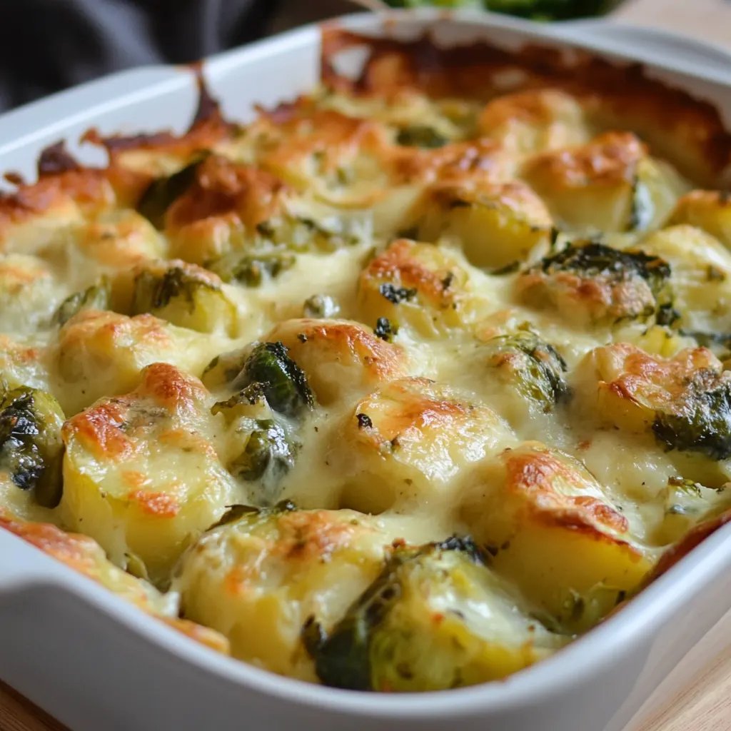 Rosenkohl-Kartoffel-Auflauf