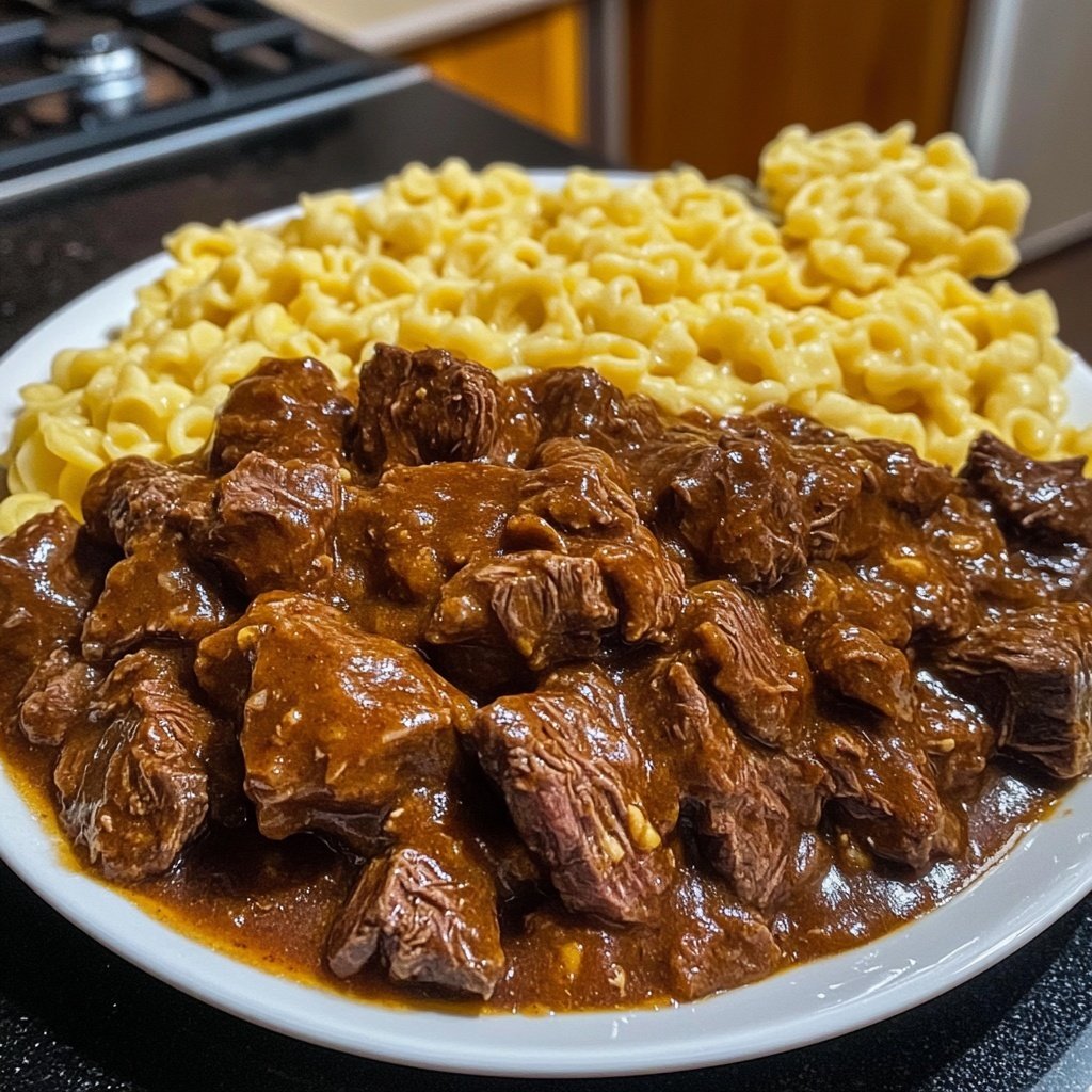 Rindergulasch mit Spätzle